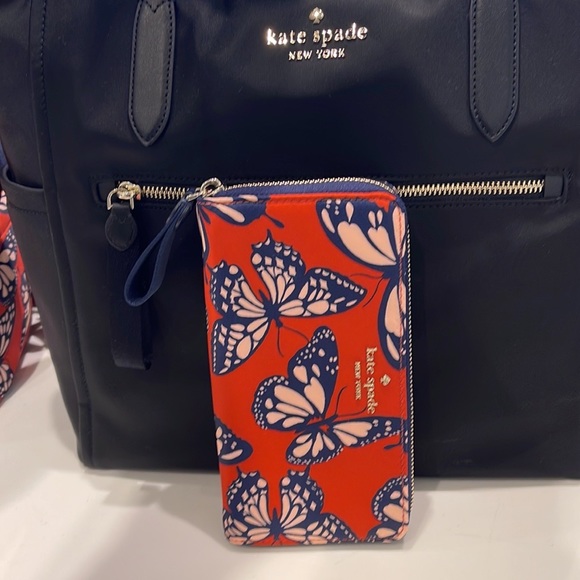 Kate Spade Chelsea Large Continental Wallet The little Better Butterfly Multi - Picture 3 of 16